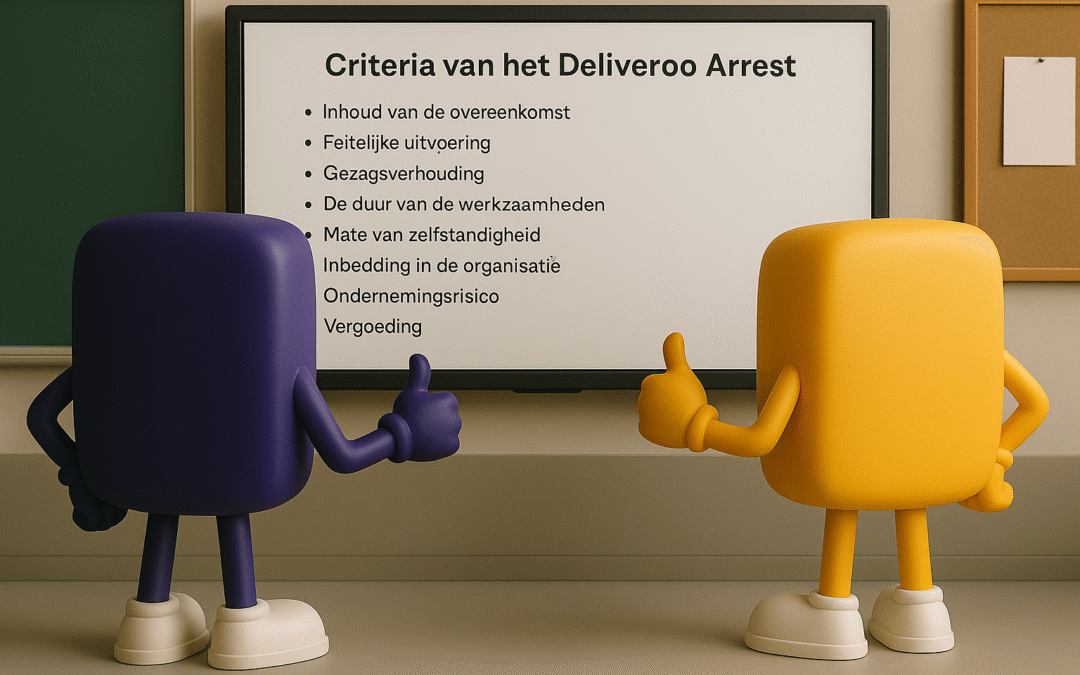 Toetsingskader schijnzelfstandigheid voor zzp in het onderwijs